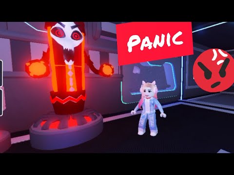 Побег от робота - пылесоса в Roblox/ Panic Roblox/ Паника в супермаркете/ симулятор выживания.