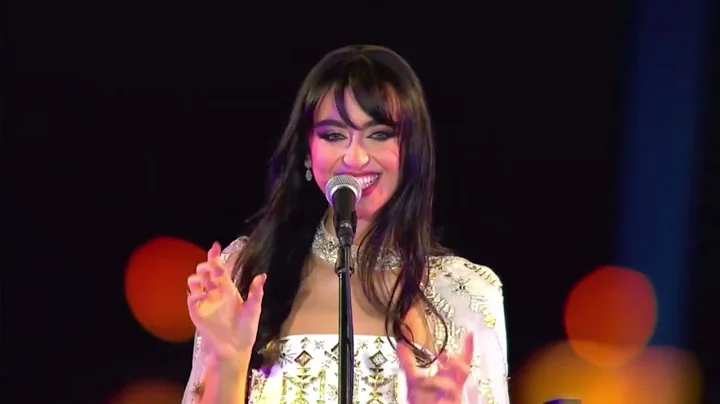 | Faia Younan singing in Assyrian at AlUla Festiva...