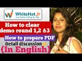 How to clear Demo round on whitehat jr. to become teacher in English |demo 1,2 &3 |interview|