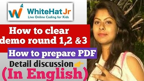 How to clear Demo round on whitehat jr. to become teacher in English |demo 1,2 &3 |interview|