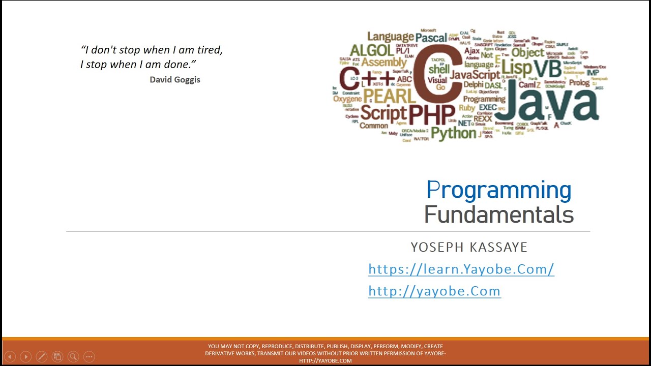 Fundamentals of Programming in Amharic Language Part 3 - YouTube