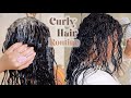 Beginners Curly Hair Routine! (starting my curly journey)