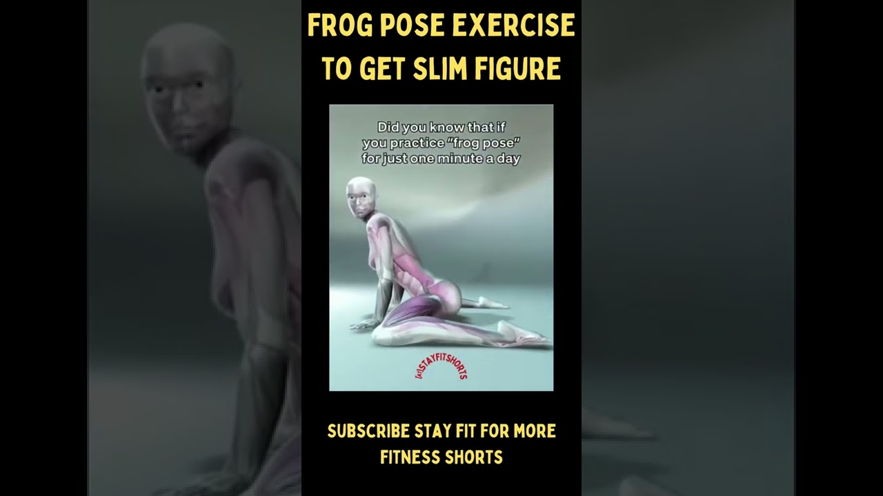 Frog pose _ Easy exercise to get slim figure