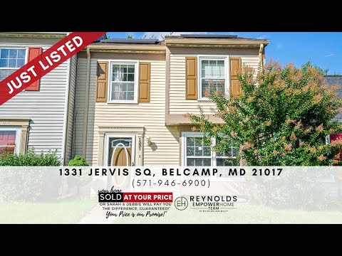 1331 Jervis Square, Belcamp, MD home video tour