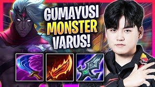 GUMAYUSI IS A MONSTER WITH VARUS! - T1 Gumayusi Plays Varus ADC vs Samira! | Season 2024