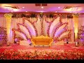 Wedding Reception stage decoration ideas ! Beautiful Flower stage decoration