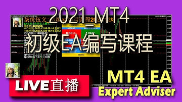 016.编写无指标ea.一键交易.|2021_mt4_学习编写ea课程|热身准备.基础知识|mql4 | mql | mq4|