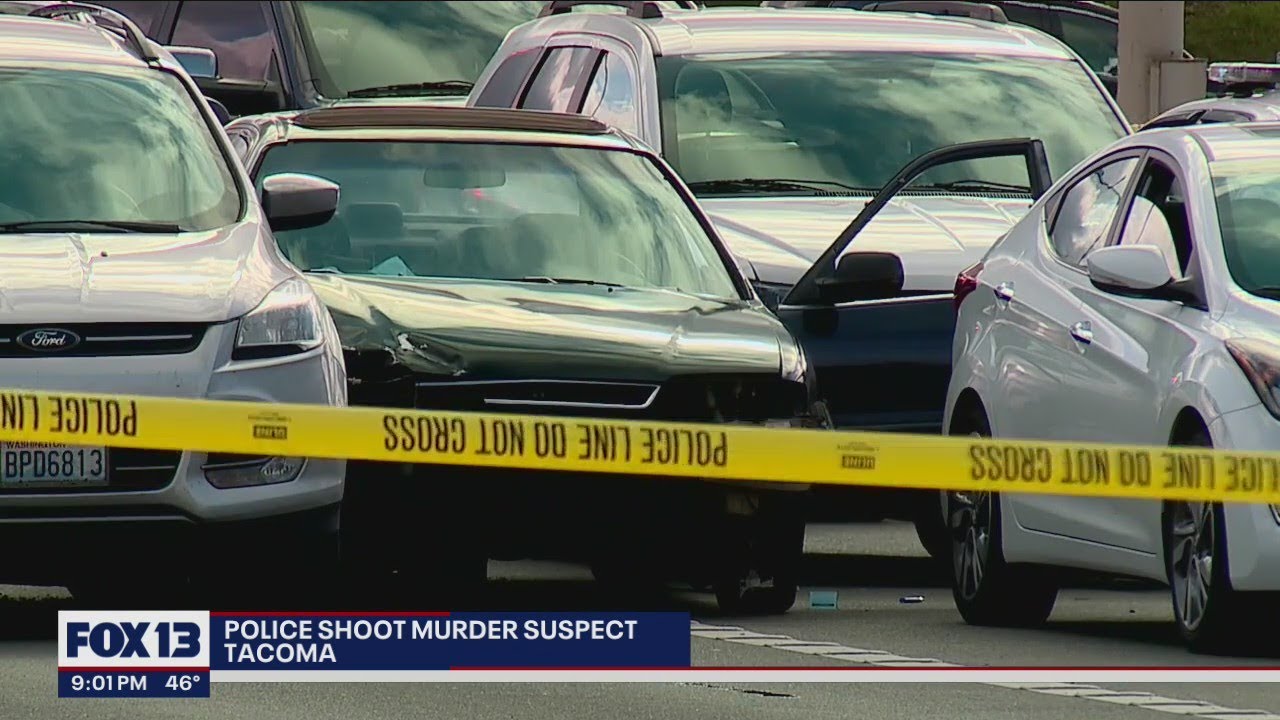Tacoma Police shoot murder suspect during pursuit | FOX 13 Seattle ...