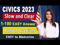 2023 USCIS Official 100 Civics Test Questions &amp; Answers |Random One Easy Answer| US Citizenship Test