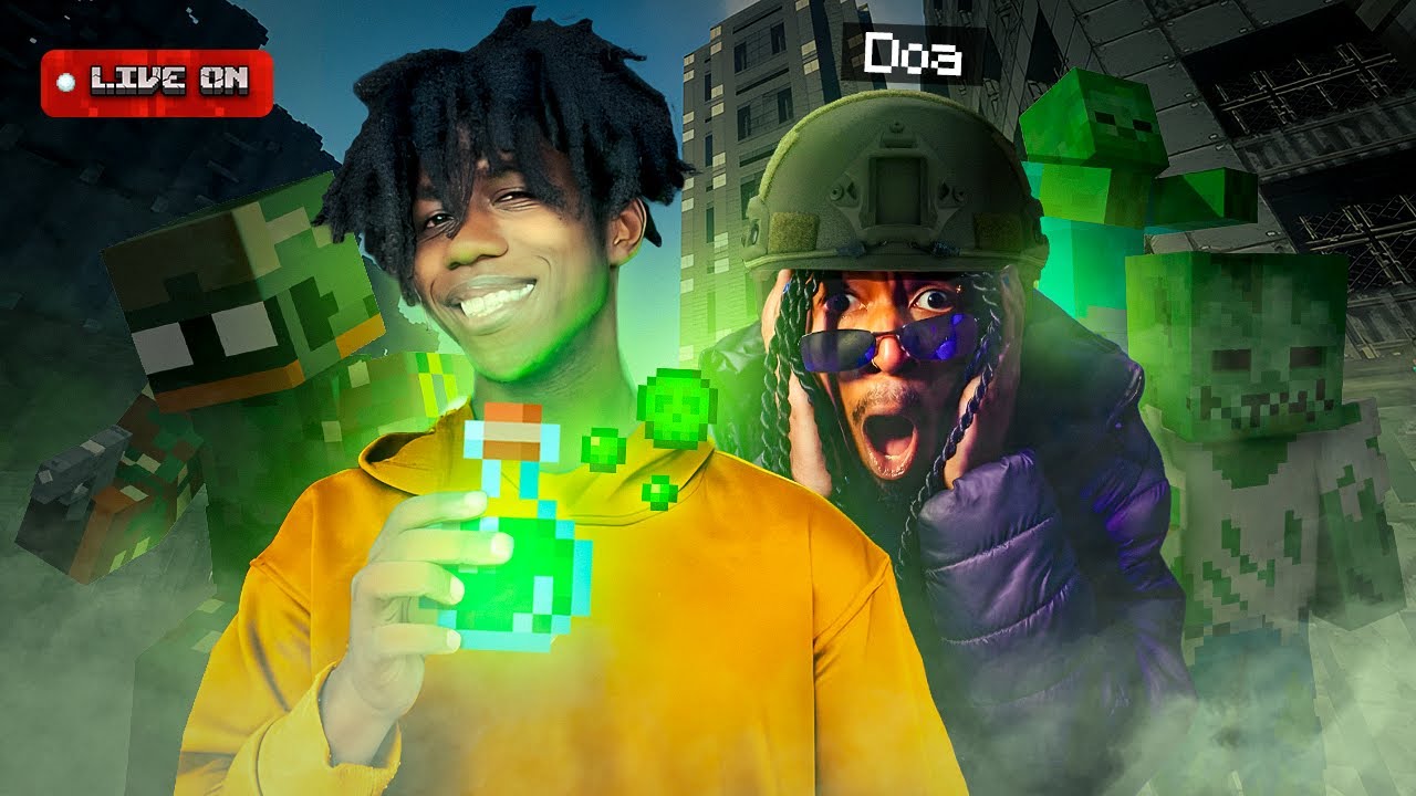 preto pode jogar mod de terror no mine??? feat. Doazin