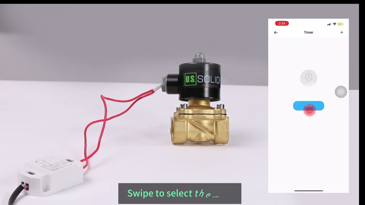 How to Use a U.S. Solid Smart Solenoid Valve by APP?