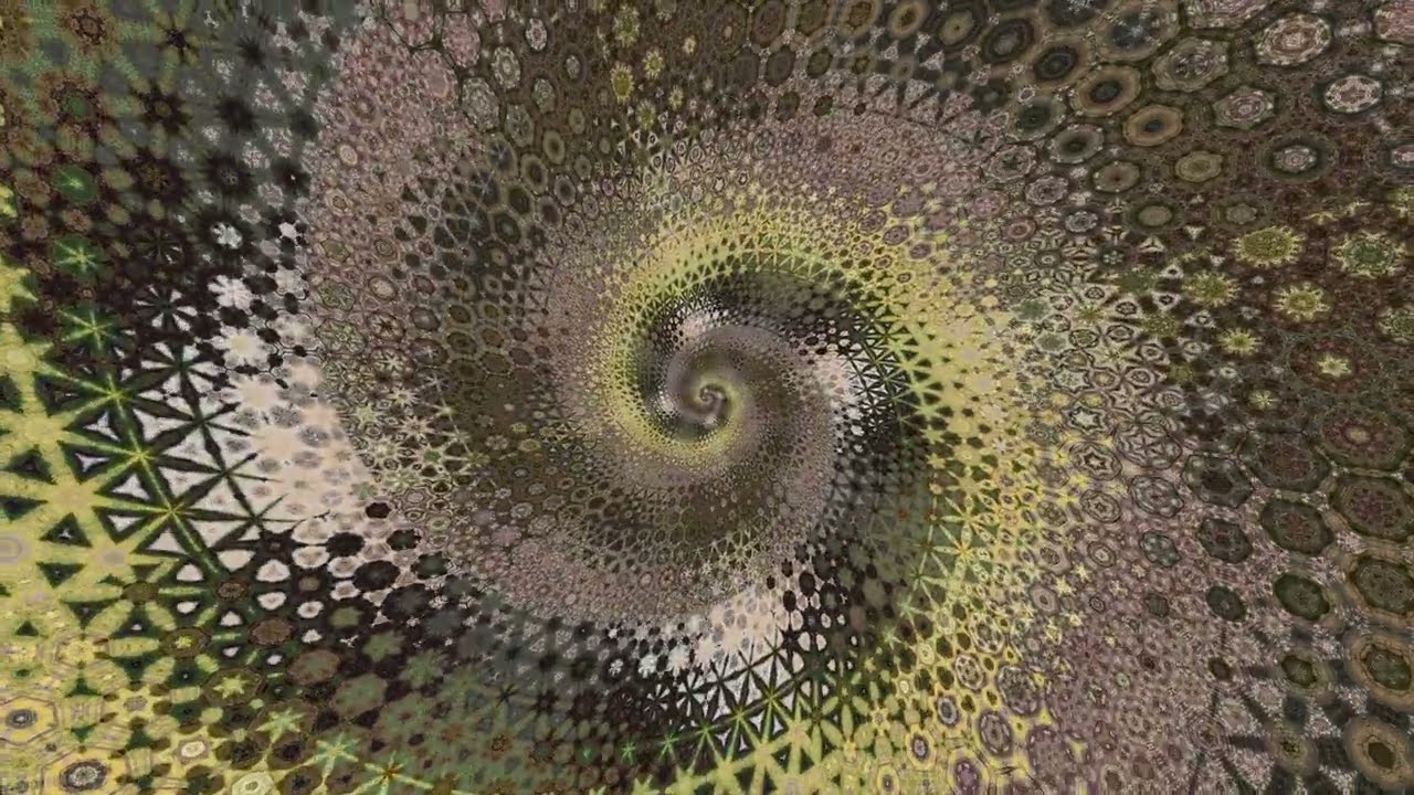 4K Trippy Mandala Animations from Monet Paintings,  Chill Ambient Music, Meditation Yoga Study Sleep