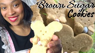 Brown Sugar Cut Cookies Recipe | Brown Sugar Cut Out Cookies | Sugar Cookies | Easter Cookies Bunny