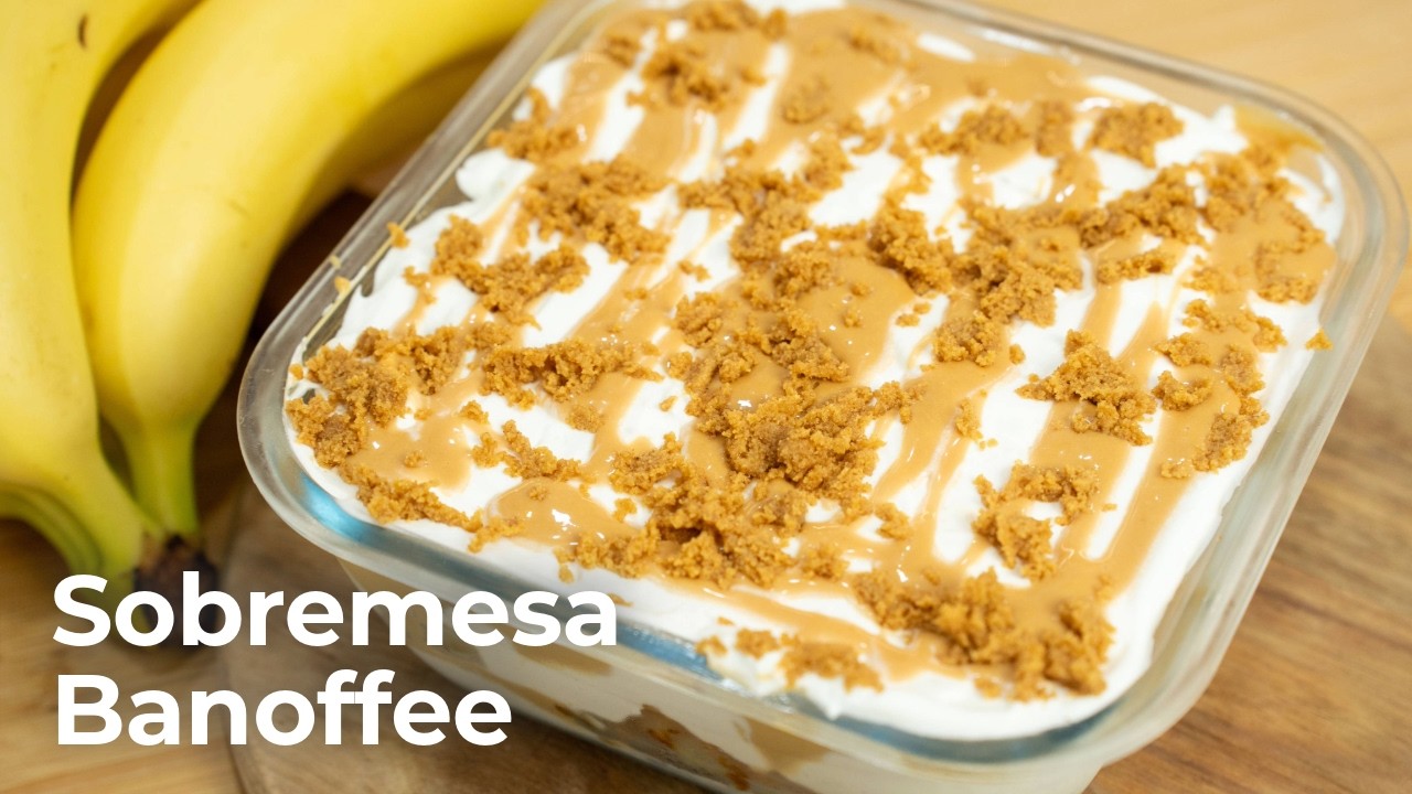 Esta versão de Sobremesa de Banoffee fica uma DELÍCIA! 🤤✨