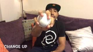 How to hold Pitching Grips with Professional Pitcher Justin Jackson