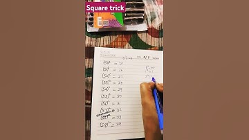 square trick 50 -59 #please subscribe my YouTube channel for more videos. #pstetstudynotes