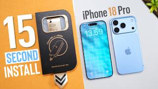 iPhone 18 Pro AR Screen Protector – 15 Second Easy Install!