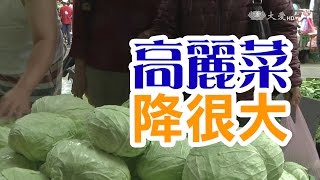 供貨穩定 高麗菜價跌