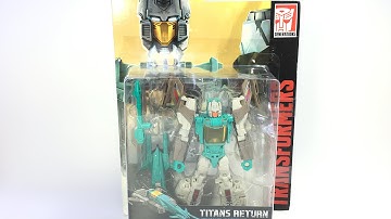 Transformers: Titans Return Deluxe BRAINSTORM w/ Teslor (Walgreen