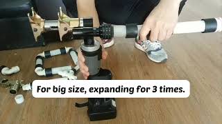 iGeelee 2 in 1 Cordless Battery Rehau Pex Pipe Clamping Tools  Pex Expanding Tools