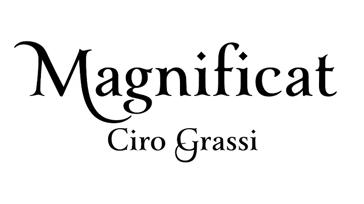 Magnificat  Ciro Grassi  Practice Track