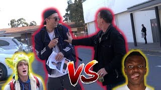 LOGAN PAUL VS KSI (Street Interviews) Who Will Win??