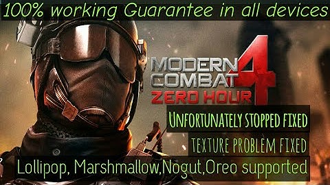 Download modern Combat 4 Android(100% working+link)