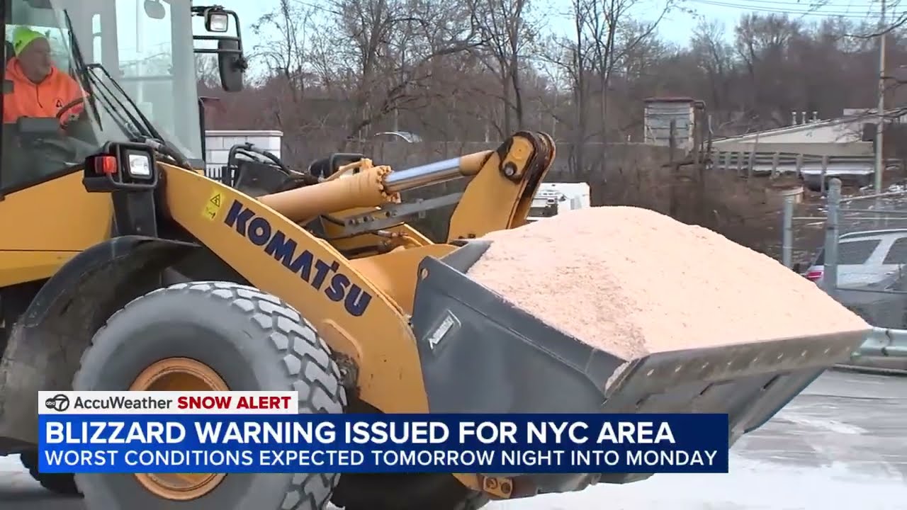 DSNY prepares as blizzard warning issued for NYC area