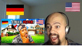 American Reacts TO Why German Houses WILL NEVER Compare To American Houses @jamesbray