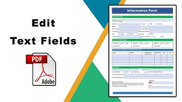 How to edit text fields in PDF (Prepare Form) using Adobe Acrobat Pro DC