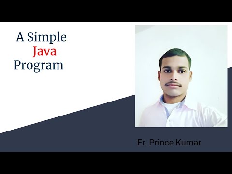 Simple Program in Java - YouTube