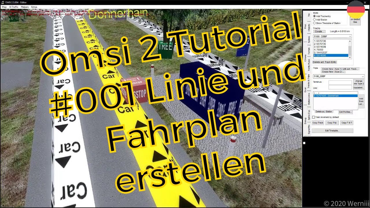[GER][HD] OMSI 2 Editor Tutorial #001 Linieweg und Fahrplan erstellen