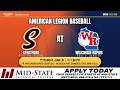 Stratford at Wisconsin Rapids | 2026 Legion Baseball