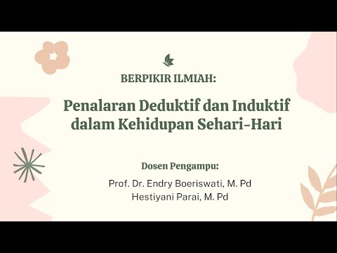 Video: Apa yang dimaksud dengan penalaran deduktif dalam sastra?