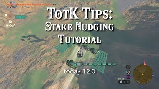 TOTK Stake Nudging Tutorial (Quick) - Invisible Ultrahand Connections