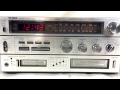 Vintage Yorx Stereo FM/AM Electric Clock Radio Tape Cassette 8 Track Retro R5300