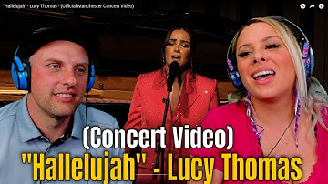 "Hallelujah" - Lucy Thomas - (Official Manchester Concert Video) THE WOLF HUNTERZ REACTIONS