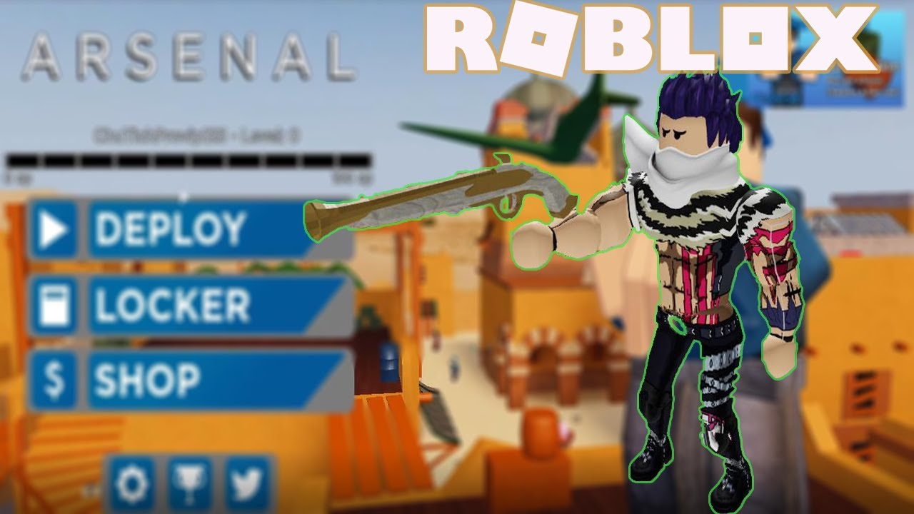 Roblox Lần đầu Tien Chơi Game Bắn Sung Gặp Ngay Hack Arsenal Youtube - xem roblox ban sung