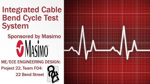 SDSU ME/ECE Senior Design Capstone, Integrated Cable Bend Cycle Test System