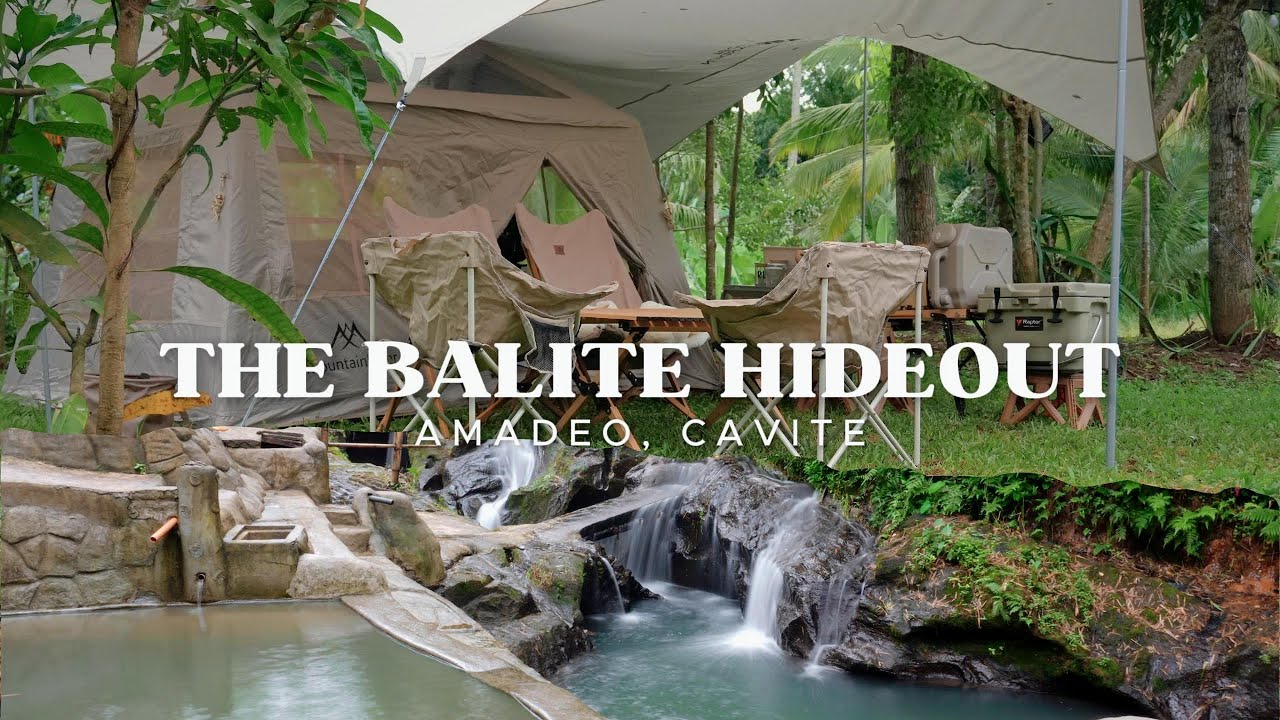 The Balite Hideout, Amadeo Cavite | Budget-Friendly Campsite with Pool and River [4K]