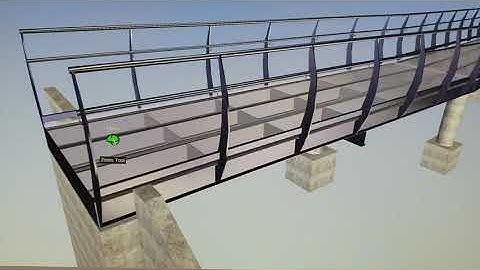 Revit structures - footbridge