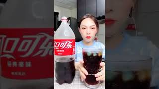 ASMR Big Stomach Girl Drinking 4 Liter Coca Cola So Fast WOW Belly Stuffing | Stomach ASMR #shorts