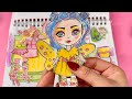 🦋Paper Diy 🦋 Beautiful Butterfly paper doll bedroom , dress up 😍 종이인형
