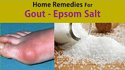 Home Remedies For Gout - Stop Gout With Epsom Salt