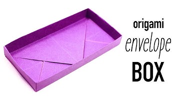 Origami Shallow Rectangular Box Tutorial - DIY - Paper Kawaii
