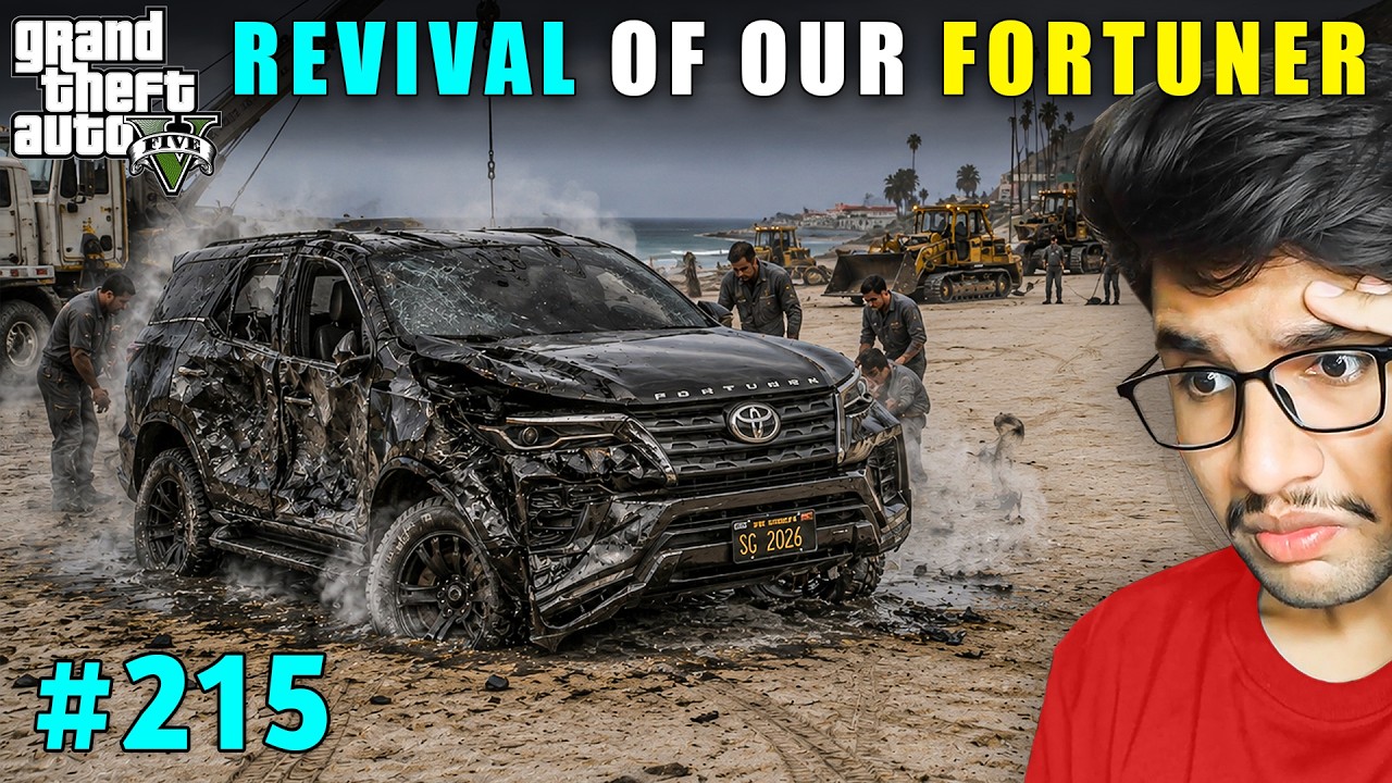 TIME TO FIX OUR BLACK FORTUNER | GTA V GAMEPLAY #215