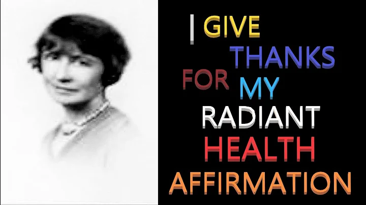 I Give Thanks for My Radiant Health Affirmation | ...