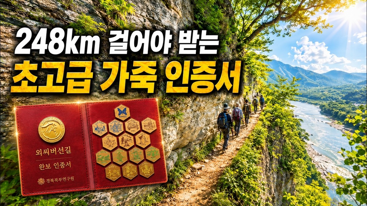계곡과 절벽길 끝에서 만난 특별한 완주 증서|산티아고도 감탄할 전 세계 단 하나의 명품