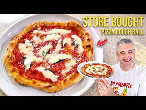 Making Pizza At Home with Store Bought Dough - Sip Bite Go