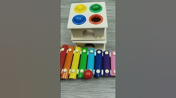 Color Sorting Wooden Ball | Satisfying Video ASMR🥳▶️ #colorsorting #asmr #short